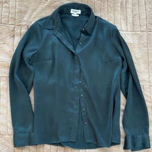 Express Dark Green Blouse